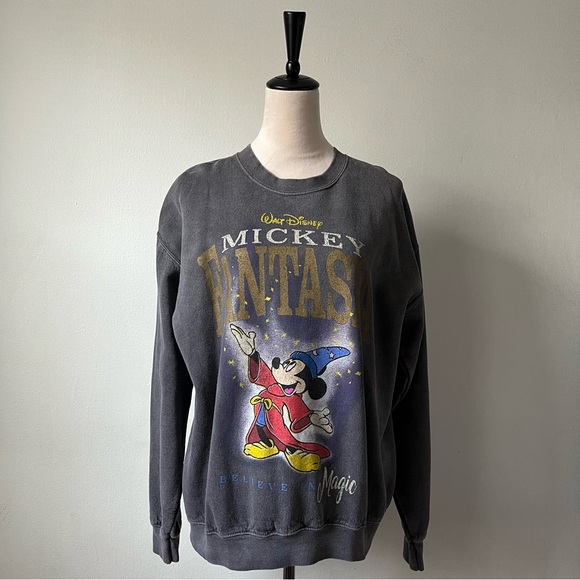 Disney Fantasia Mickey Mouse UO Exclusive Crew Neck Sweatshirt - Picture 4 of 5